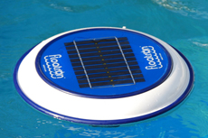 <b>floatron</b>      solar powered water purifier (Click for more  info)